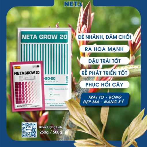 PHÂN BÓN NPK NETA GROW 20