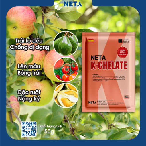 PHÂN BÓN NPK NETA K-CHELATE